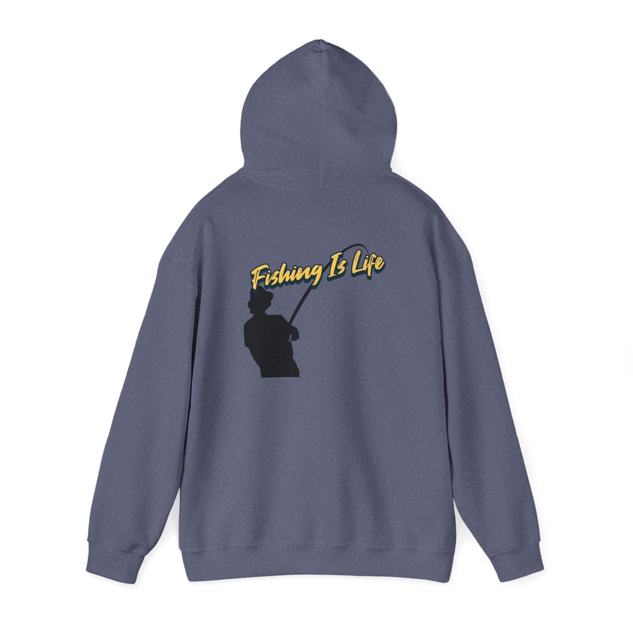 Fishing Is Life Hoodie - Unisex Heavy Blend Sweatshirt for Fishing Lovers - Get Tight Gear