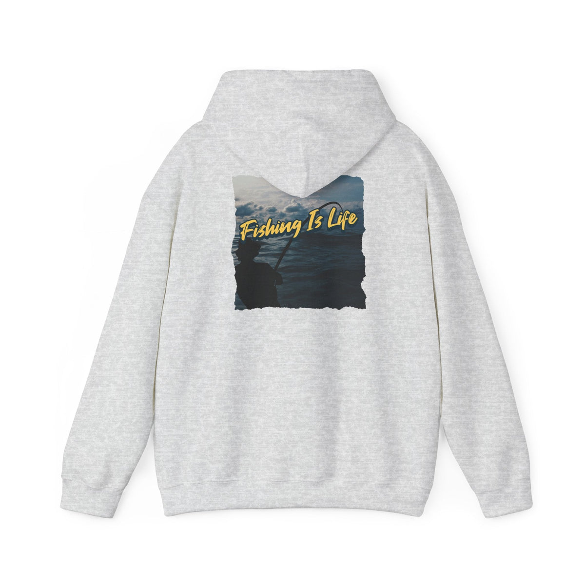 Fishing Is Life Hoodie - Unisex Heavy Blend Sweatshirt for Fishing Lovers - Get Tight Gear