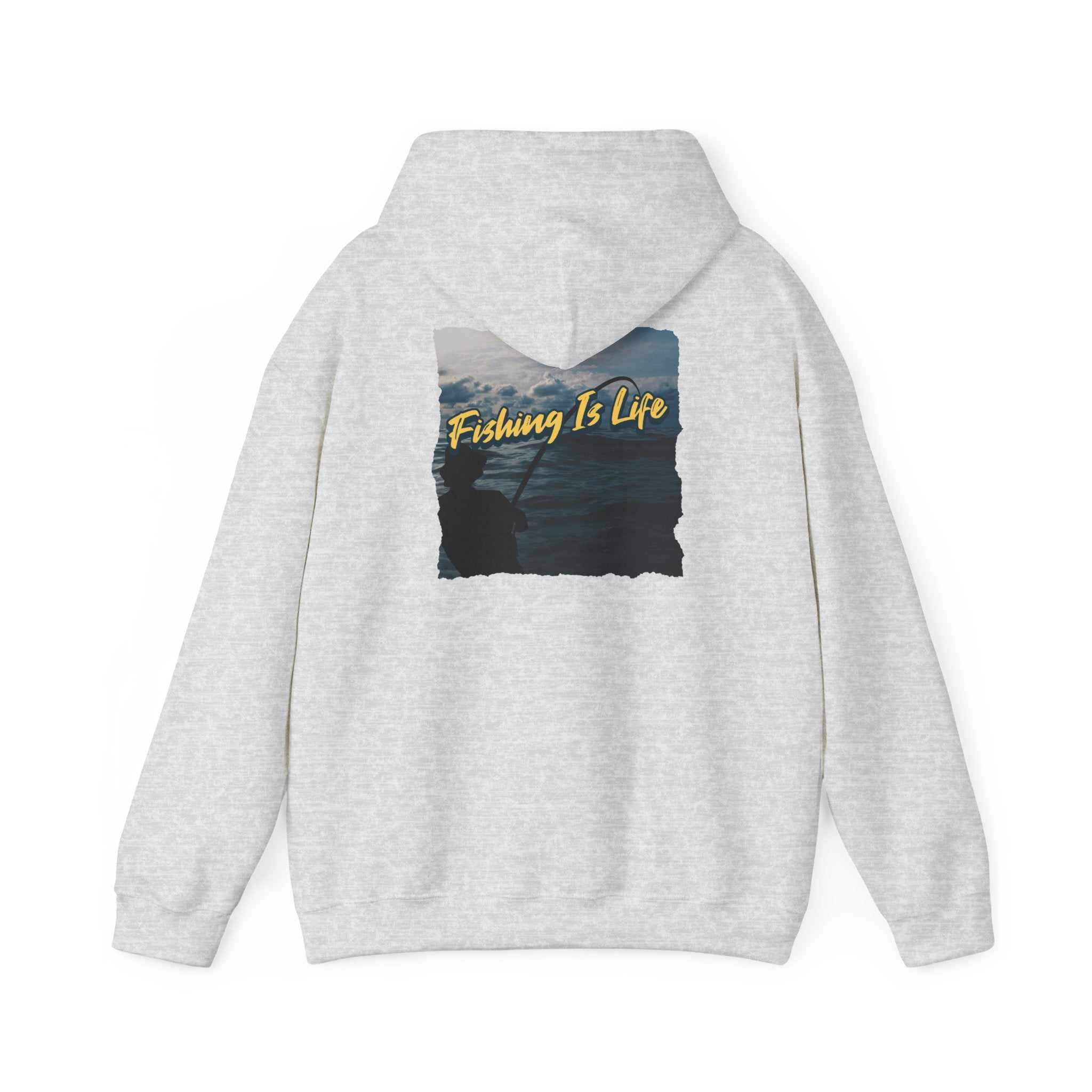 Fishing Is Life Hoodie - Unisex Heavy Blend Sweatshirt for Fishing Lovers - Get Tight Gear