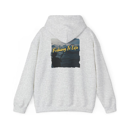 Fishing Is Life Hoodie - Unisex Heavy Blend Sweatshirt for Fishing Lovers - Get Tight Gear