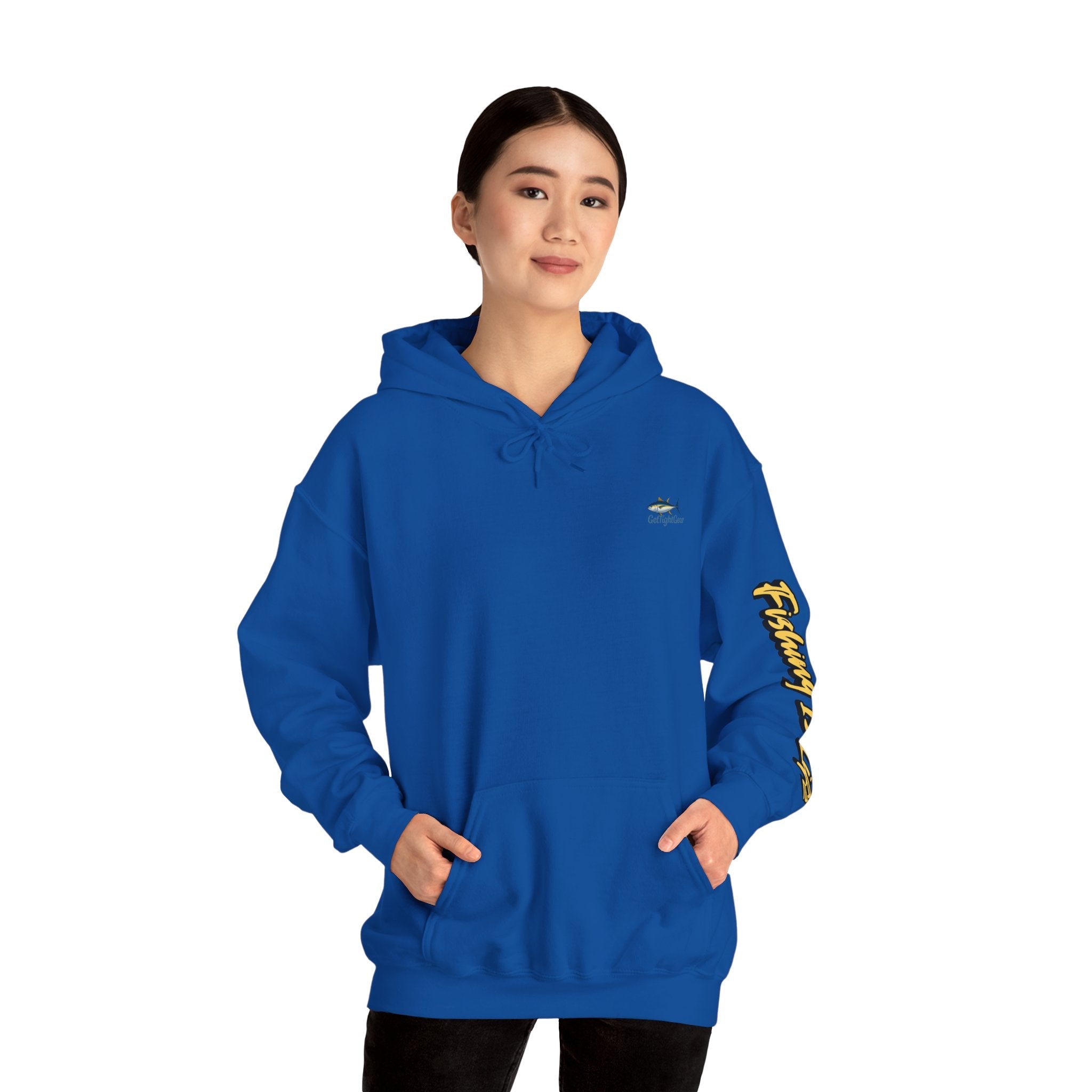 Fishing Is Life Hoodie - Unisex Heavy Blend Sweatshirt for Fishing Lovers - Get Tight Gear