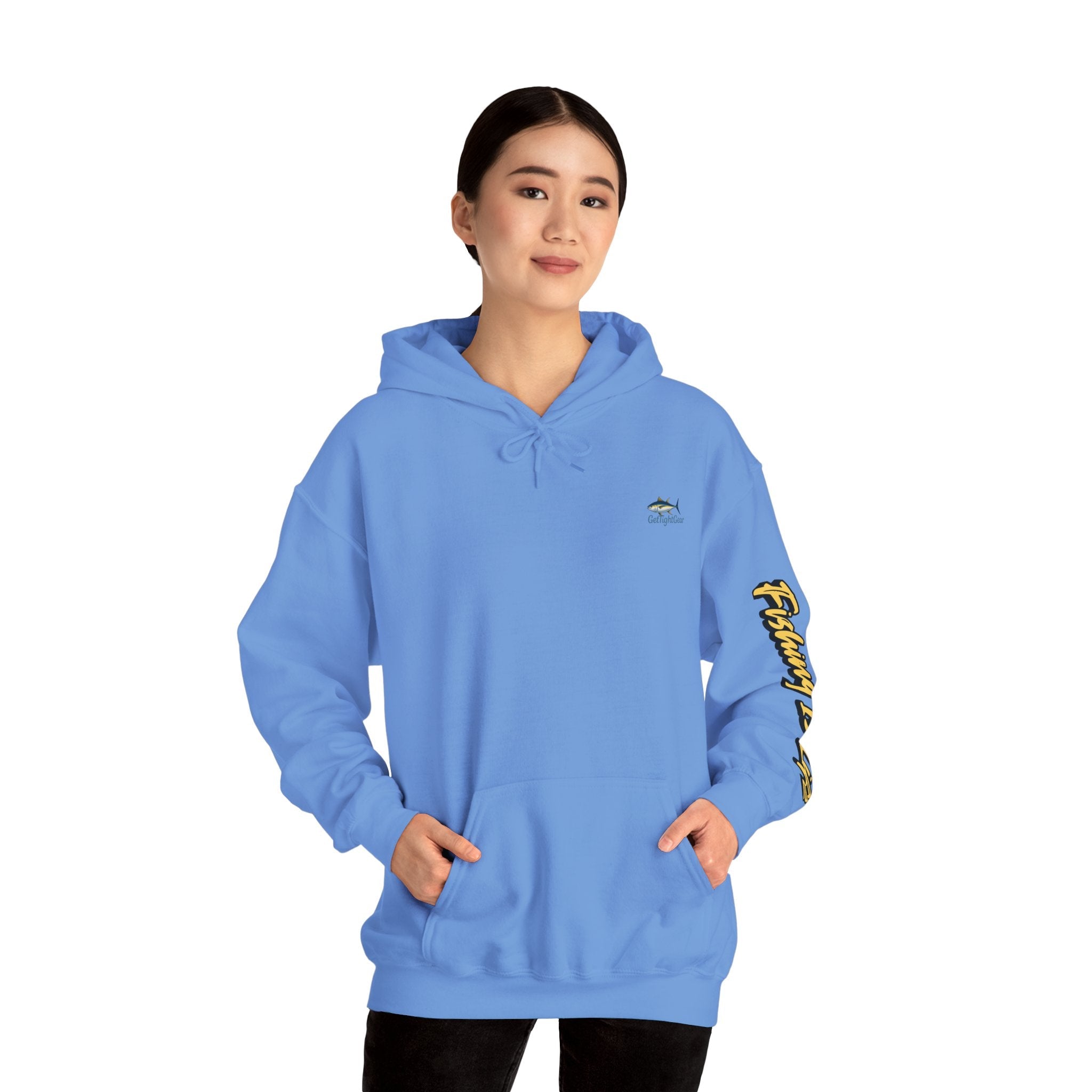 Fishing Is Life Hoodie - Unisex Heavy Blend Sweatshirt for Fishing Lovers - Get Tight Gear