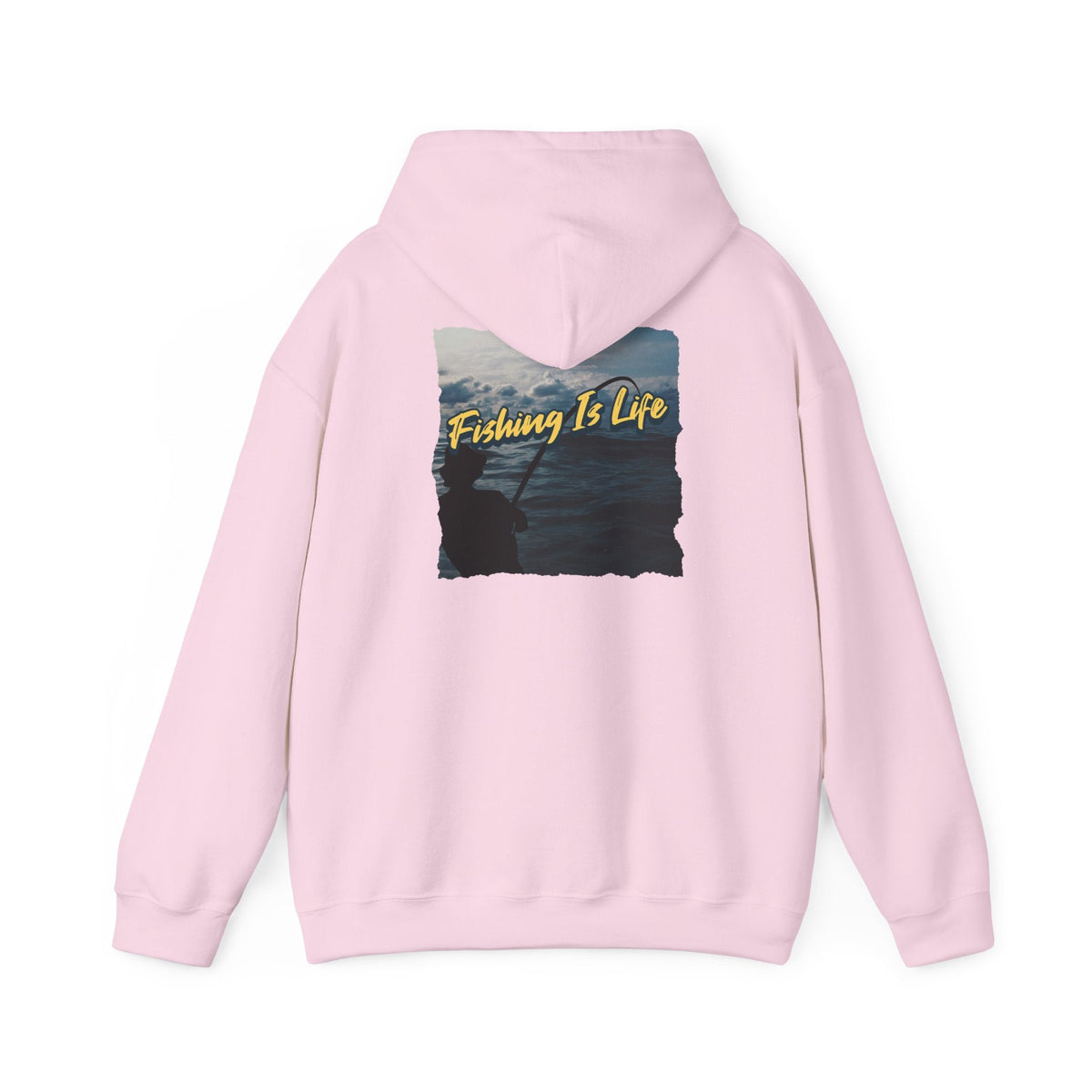 Fishing Is Life Hoodie - Unisex Heavy Blend Sweatshirt for Fishing Lovers - Get Tight Gear