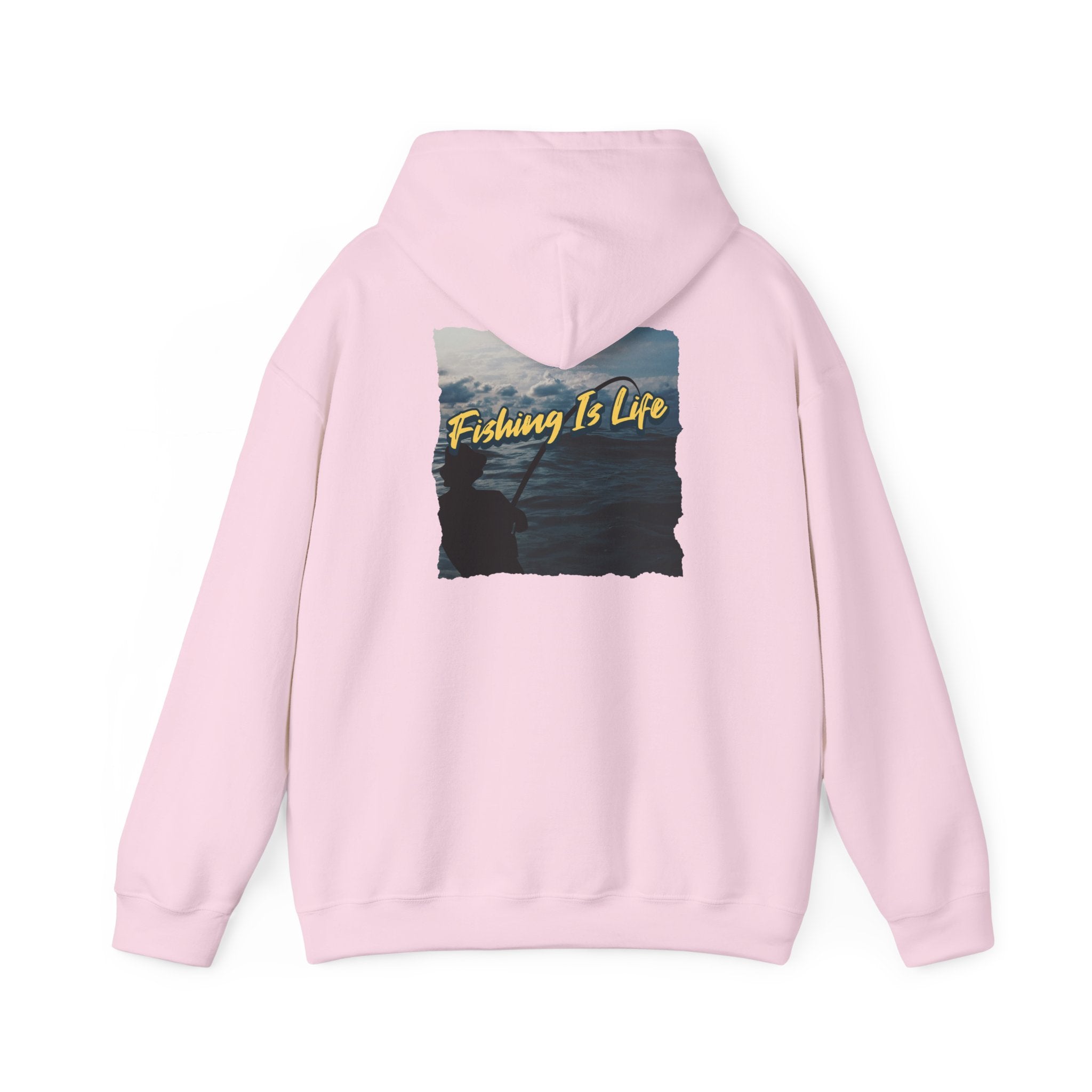 Fishing Is Life Hoodie - Unisex Heavy Blend Sweatshirt for Fishing Lovers - Get Tight Gear