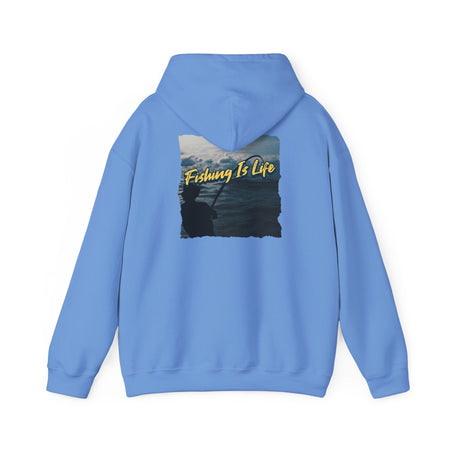 Fishing Is Life Hoodie - Unisex Heavy Blend Sweatshirt for Fishing Lovers - Get Tight Gear