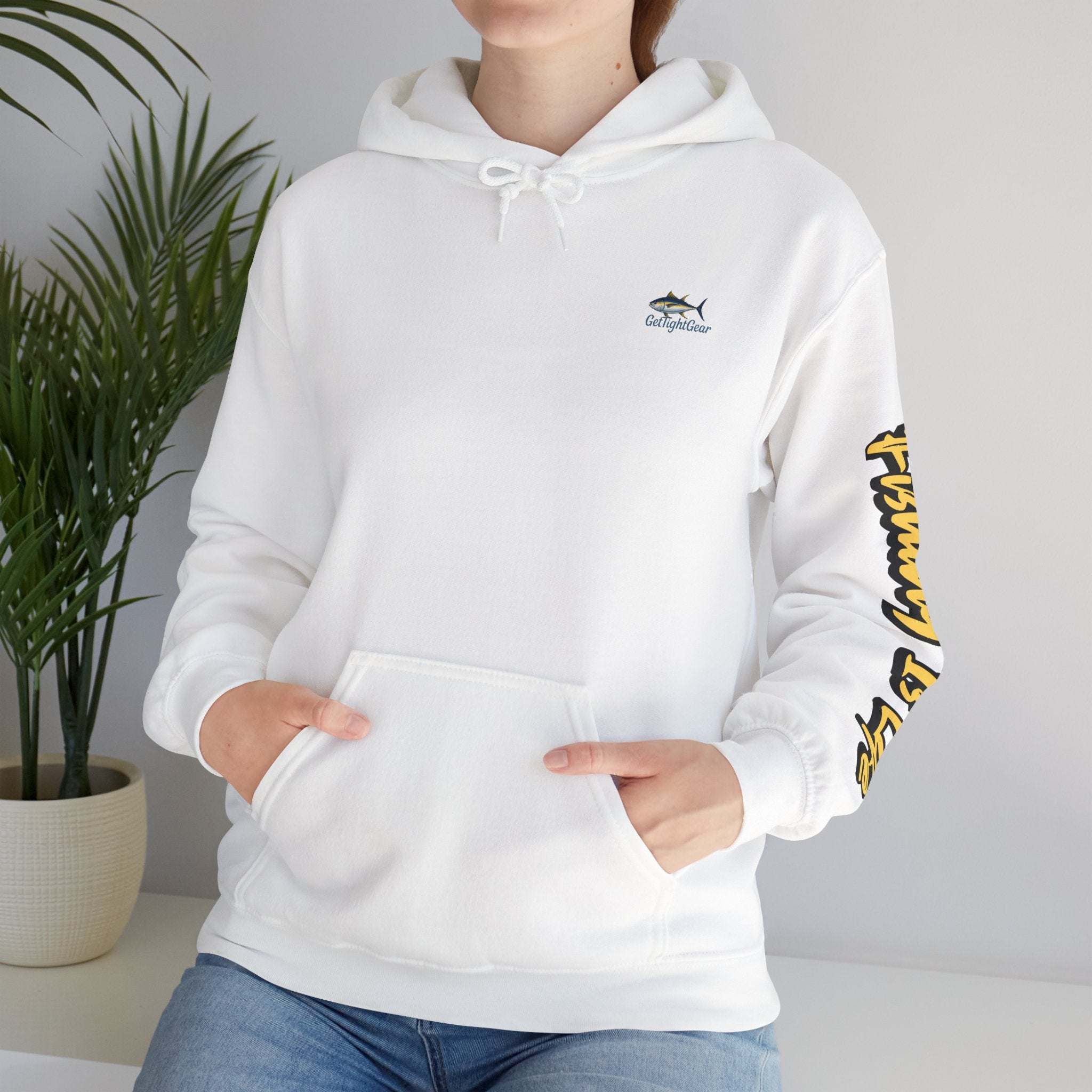 Fishing Is Life Hoodie - Unisex Heavy Blend Sweatshirt for Fishing Lovers - Get Tight Gear