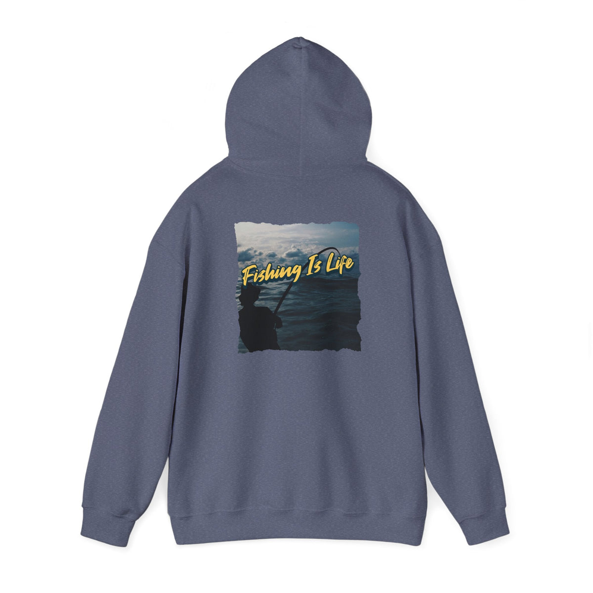 Fishing Is Life Hoodie - Unisex Heavy Blend Sweatshirt for Fishing Lovers - Get Tight Gear