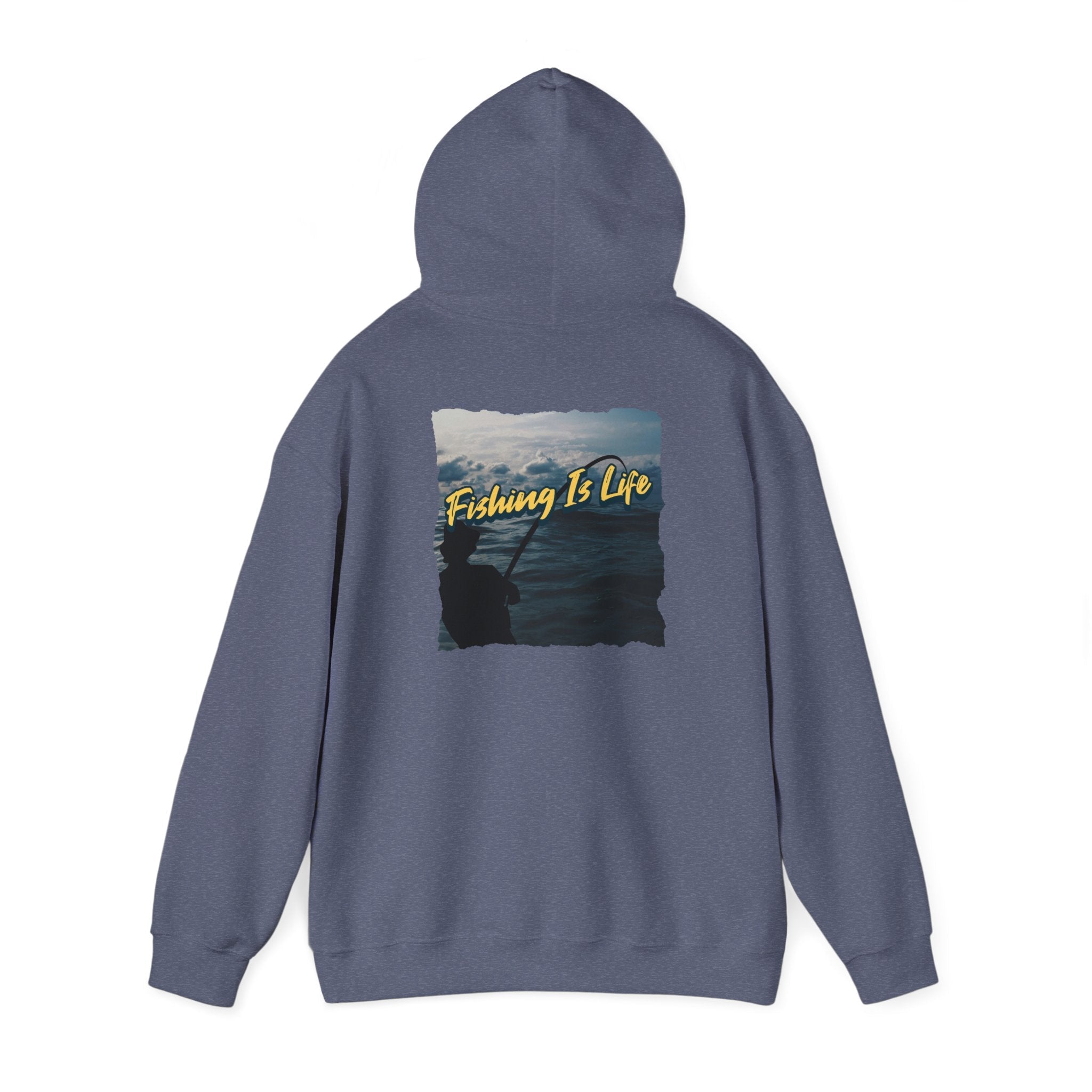 Fishing Is Life Hoodie - Unisex Heavy Blend Sweatshirt for Fishing Lovers - Get Tight Gear