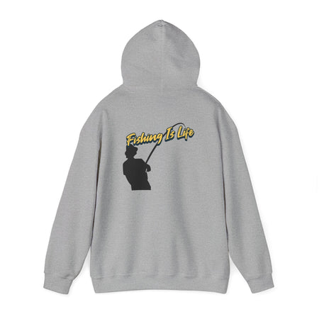 Fishing Is Life Hoodie - Unisex Heavy Blend Sweatshirt for Fishing Lovers - Get Tight Gear