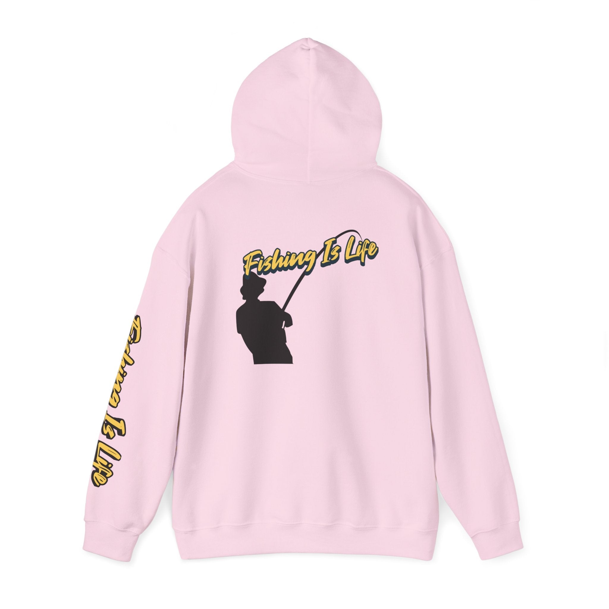 Fishing Is Life Hoodie - Unisex Heavy Blend Sweatshirt for Fishing Lovers - Get Tight Gear