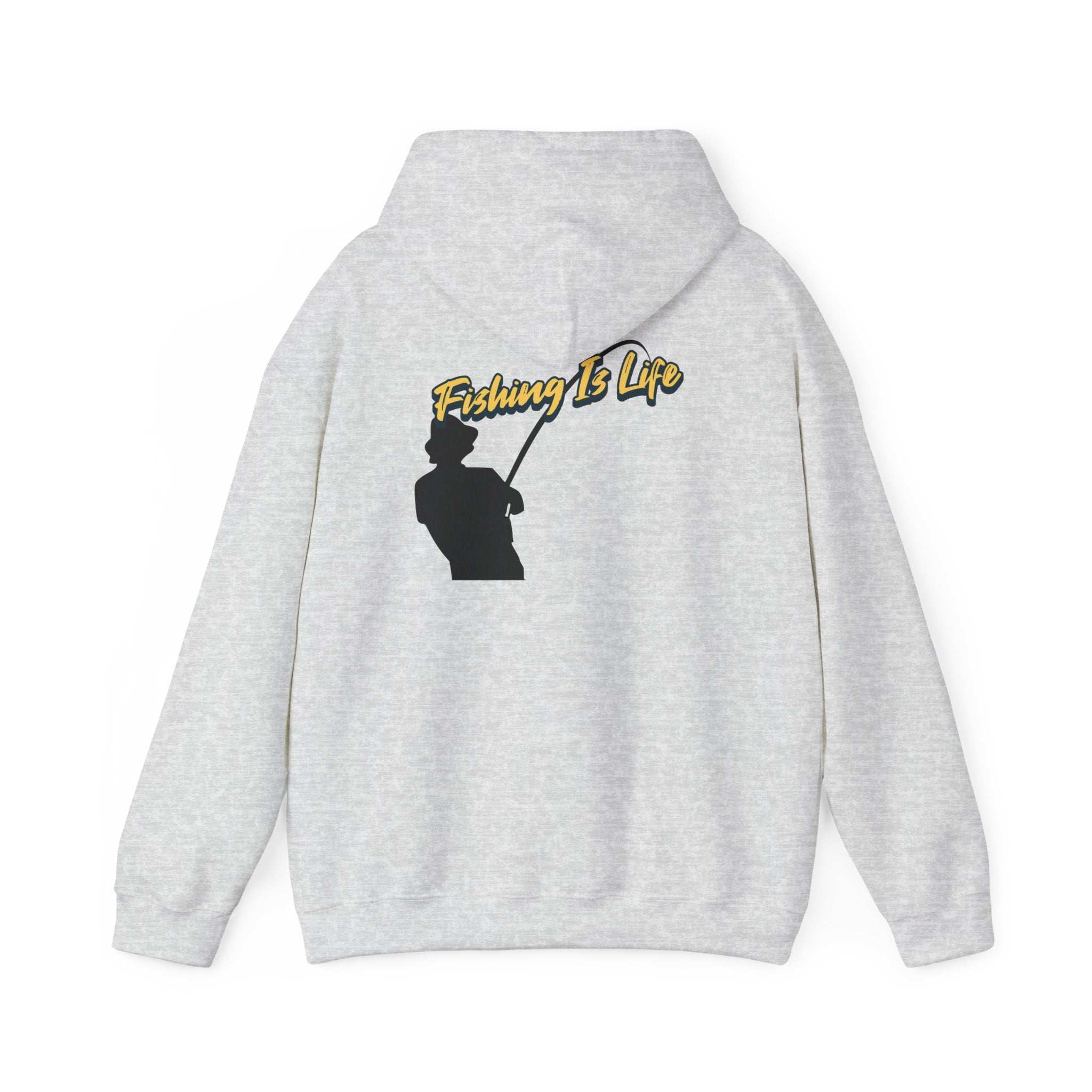 Fishing Is Life Hoodie - Unisex Heavy Blend Sweatshirt for Fishing Lovers - Get Tight Gear
