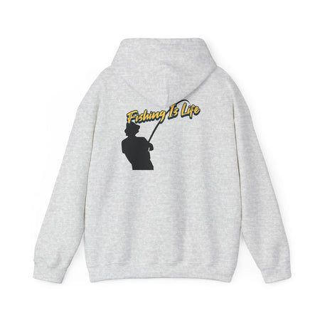 Fishing Is Life Hoodie - Unisex Heavy Blend Sweatshirt for Fishing Lovers - Get Tight Gear