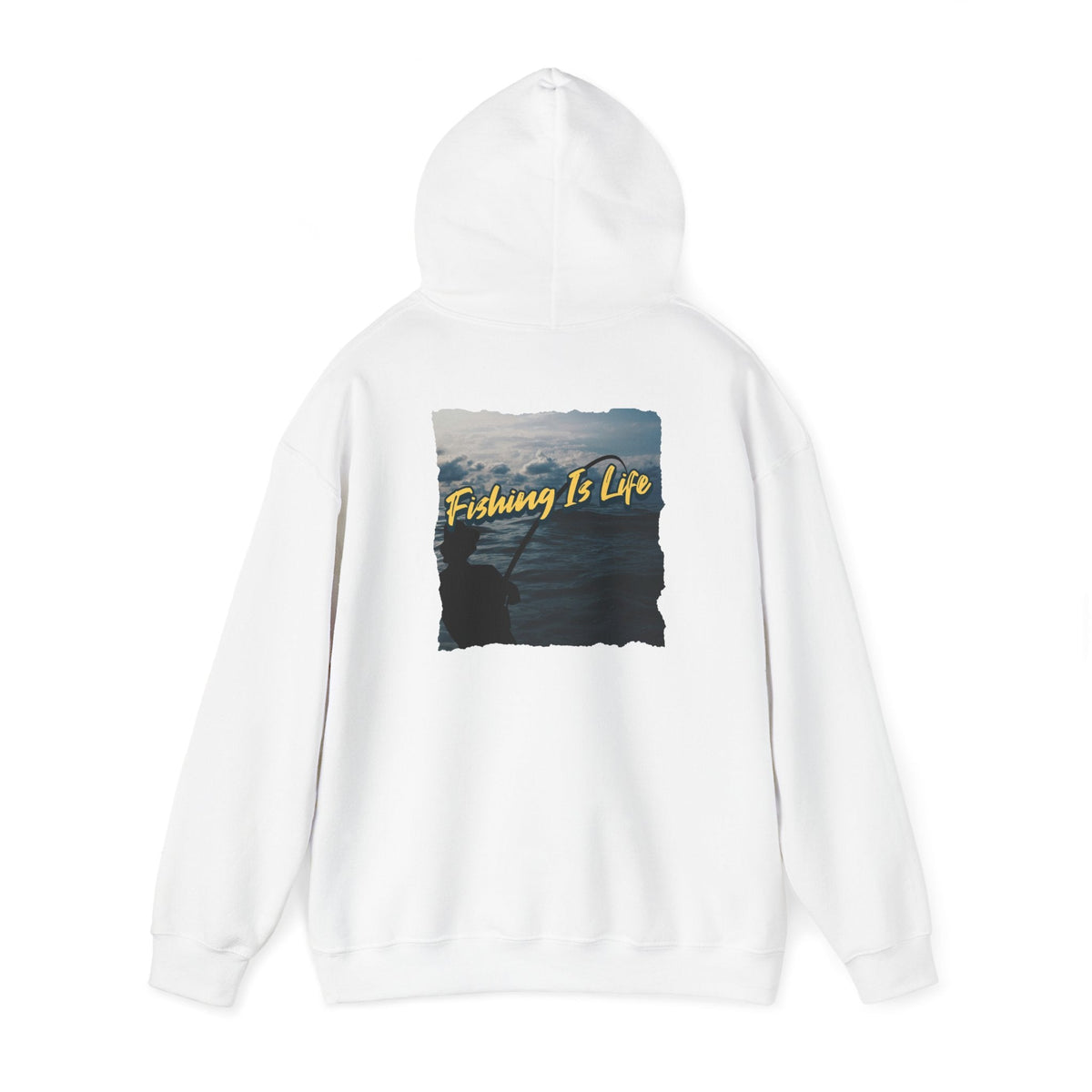 Fishing Is Life Hoodie - Unisex Heavy Blend Sweatshirt for Fishing Lovers - Get Tight Gear
