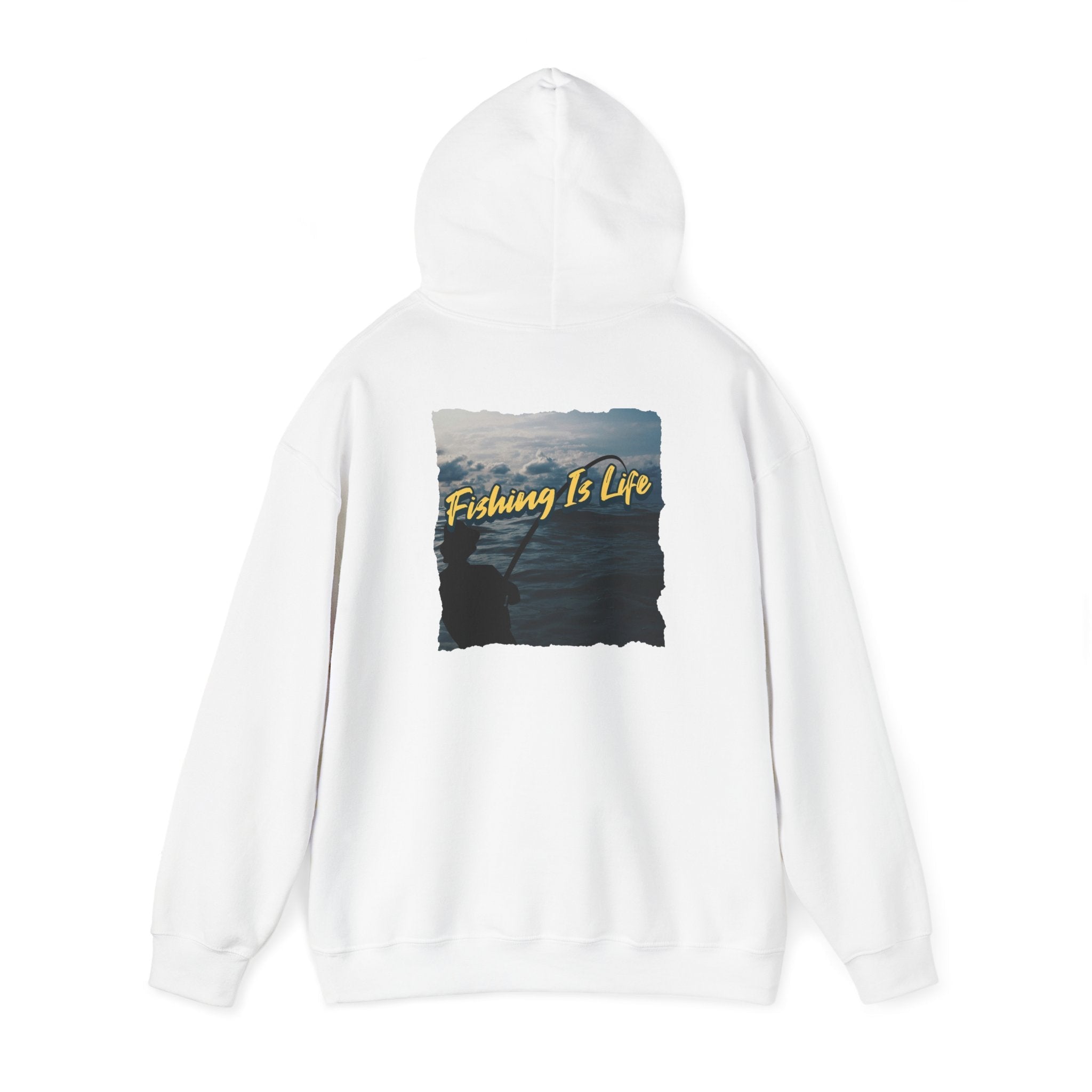 Fishing Is Life Hoodie - Unisex Heavy Blend Sweatshirt for Fishing Lovers - Get Tight Gear