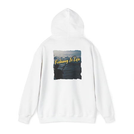 Fishing Is Life Hoodie - Unisex Heavy Blend Sweatshirt for Fishing Lovers - Get Tight Gear