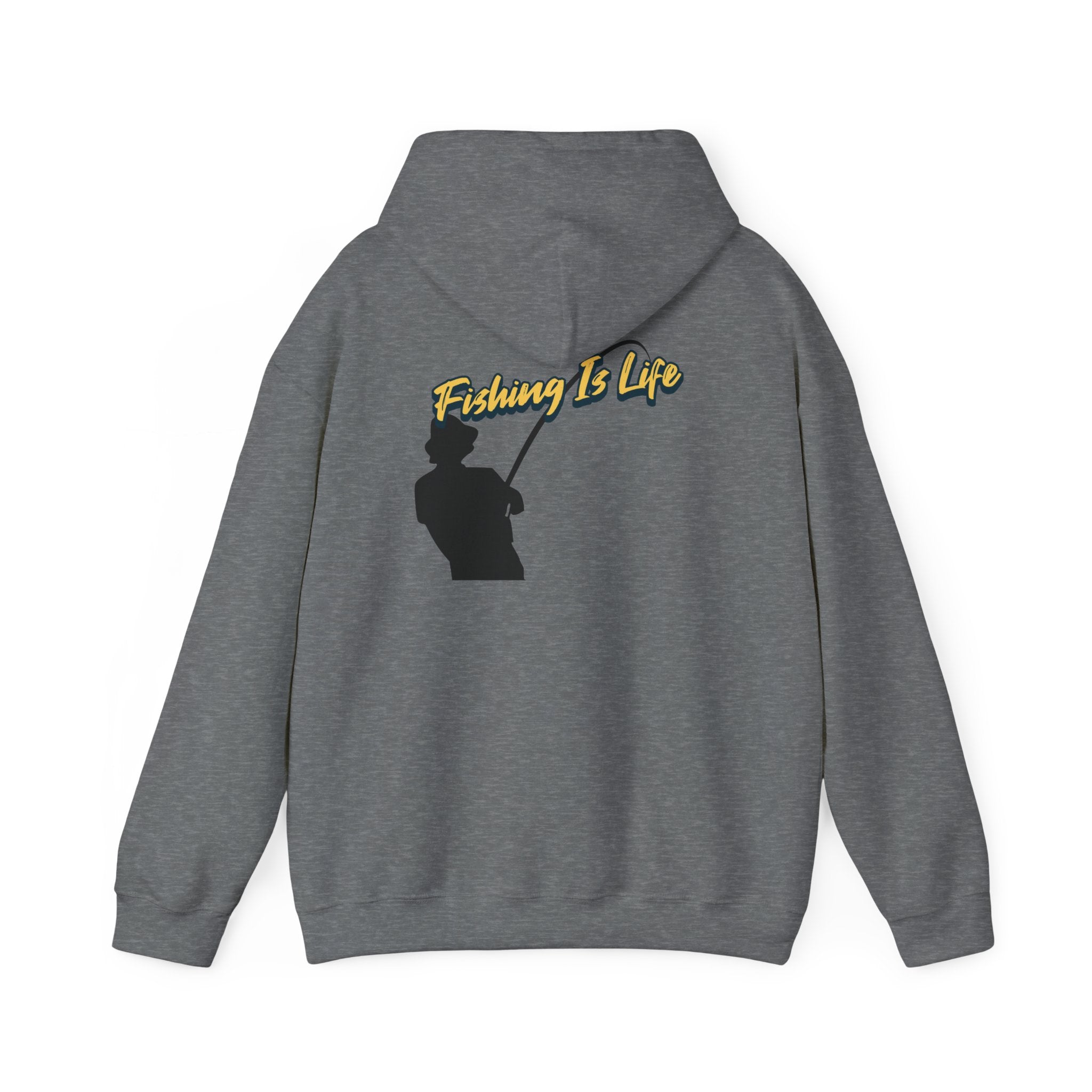 Fishing Is Life Hoodie - Unisex Heavy Blend Sweatshirt for Fishing Lovers - Get Tight Gear