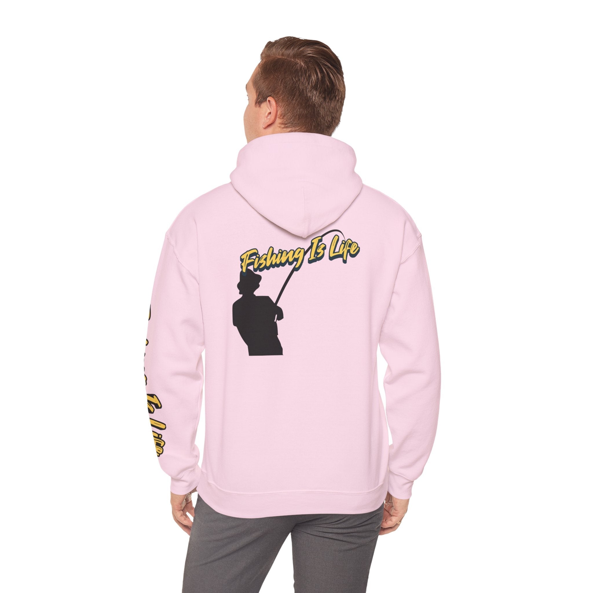 Fishing Is Life Hoodie - Unisex Heavy Blend Sweatshirt for Fishing Lovers - Get Tight Gear