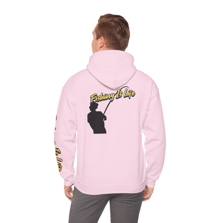 Fishing Is Life Hoodie - Unisex Heavy Blend Sweatshirt for Fishing Lovers - Get Tight Gear