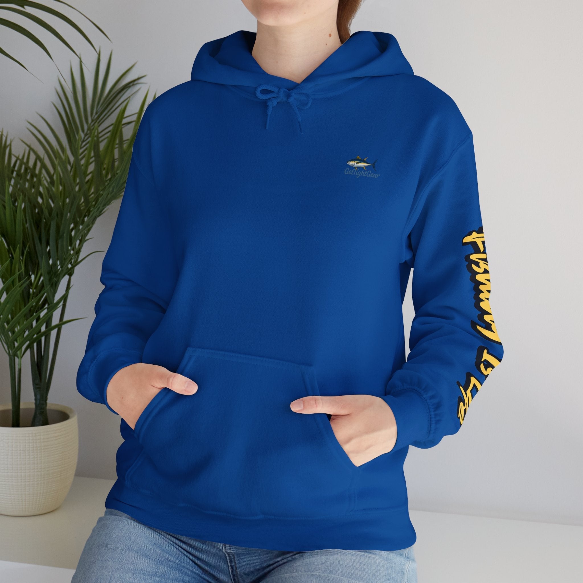 Fishing Is Life Hoodie - Unisex Heavy Blend Sweatshirt for Fishing Lovers - Get Tight Gear
