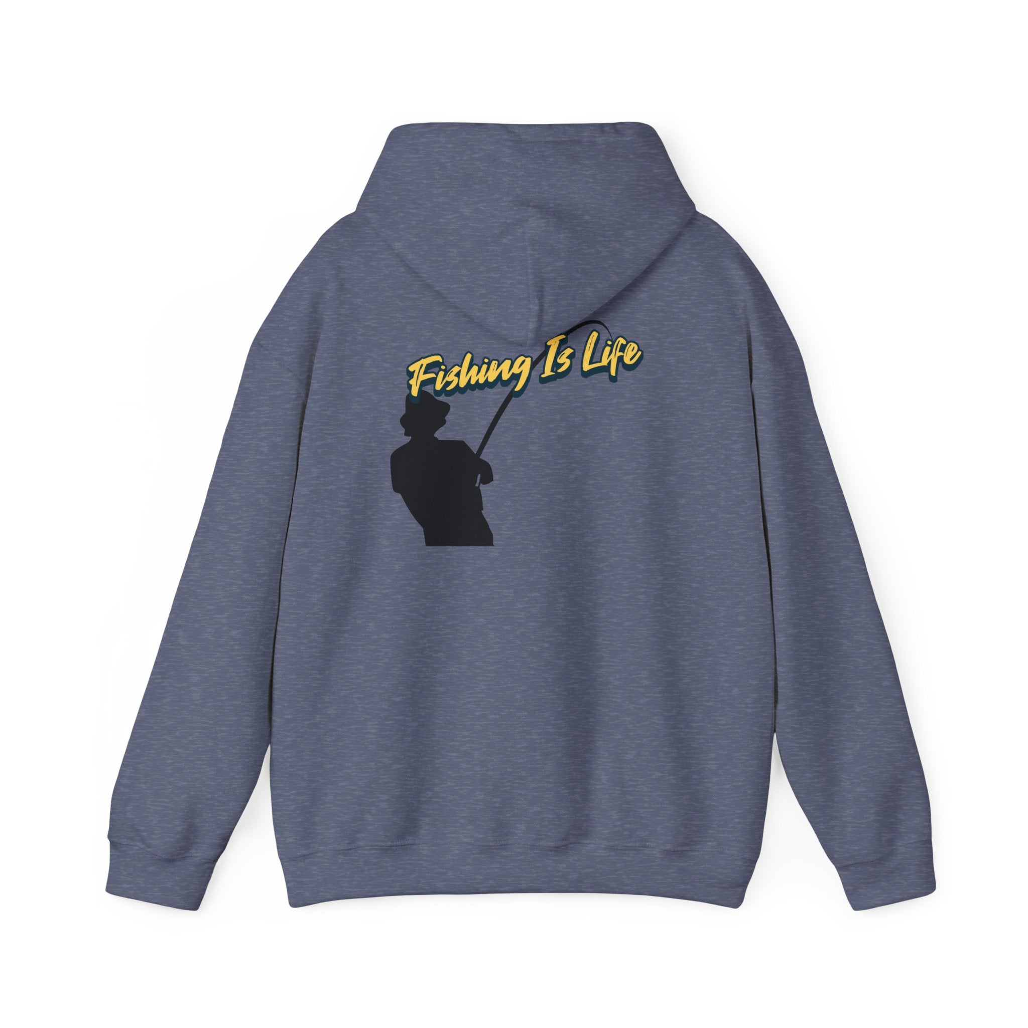 Fishing Is Life Hoodie - Unisex Heavy Blend Sweatshirt for Fishing Lovers - Get Tight Gear