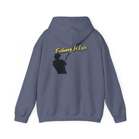 Fishing Is Life Hoodie - Unisex Heavy Blend Sweatshirt for Fishing Lovers - Get Tight Gear