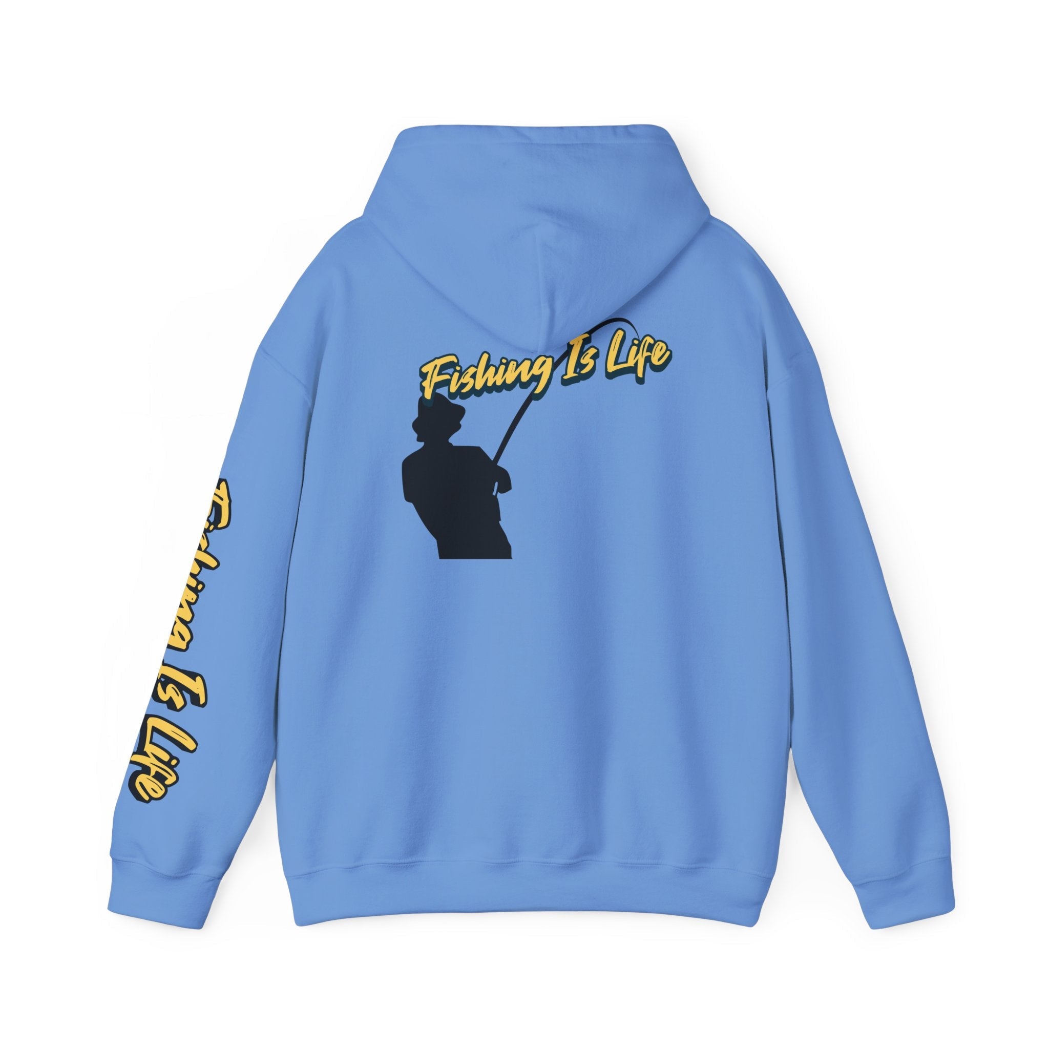 Fishing Is Life Hoodie - Unisex Heavy Blend Sweatshirt for Fishing Lovers - Get Tight Gear