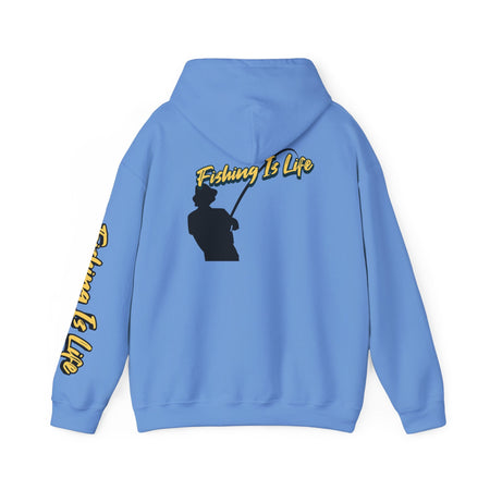 Fishing Is Life Hoodie - Unisex Heavy Blend Sweatshirt for Fishing Lovers - Get Tight Gear