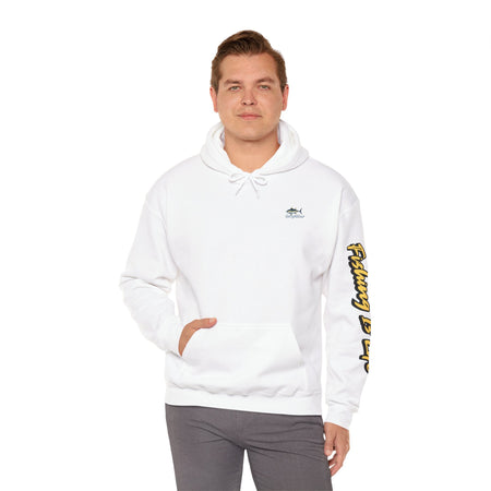 Fishing Is Life Hoodie - Unisex Heavy Blend Sweatshirt for Fishing Lovers - Get Tight Gear