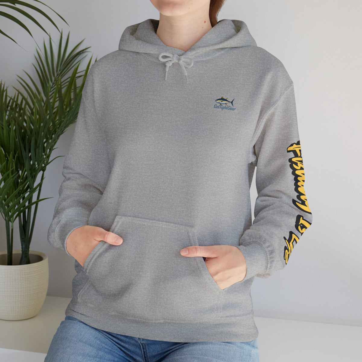 Fishing Is Life Hoodie - Unisex Heavy Blend Sweatshirt for Fishing Lovers - Get Tight Gear