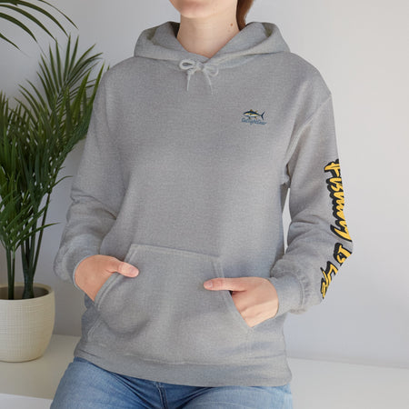 Fishing Is Life Hoodie - Unisex Heavy Blend Sweatshirt for Fishing Lovers - Get Tight Gear