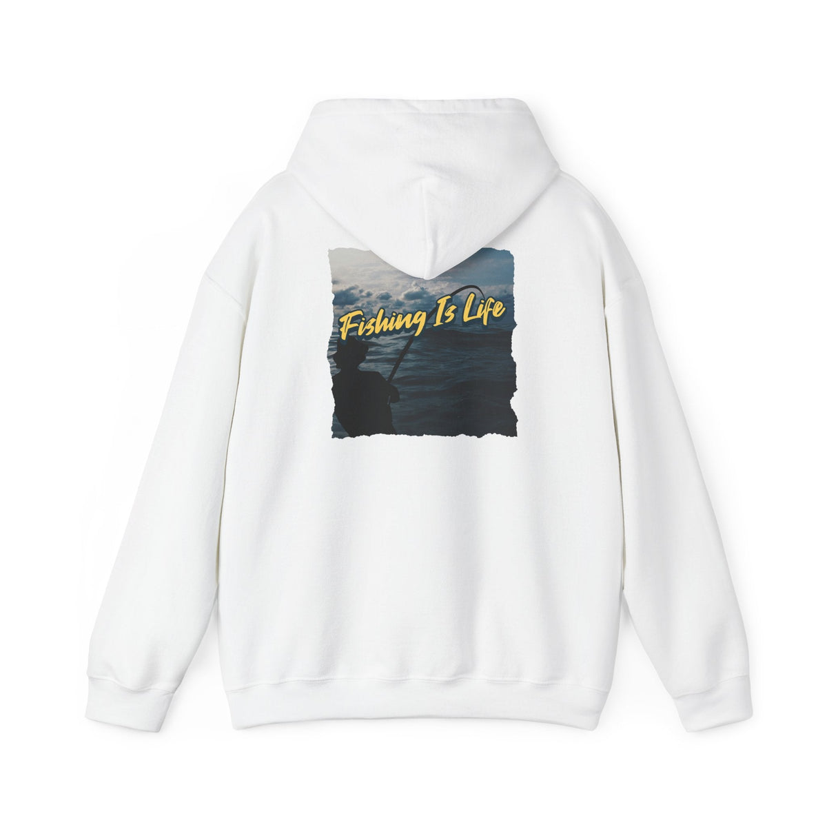 Fishing Is Life Hoodie - Unisex Heavy Blend Sweatshirt for Fishing Lovers - Get Tight Gear