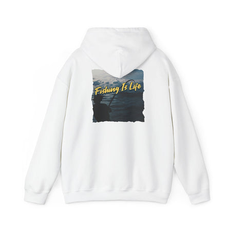 Fishing Is Life Hoodie - Unisex Heavy Blend Sweatshirt for Fishing Lovers - Get Tight Gear