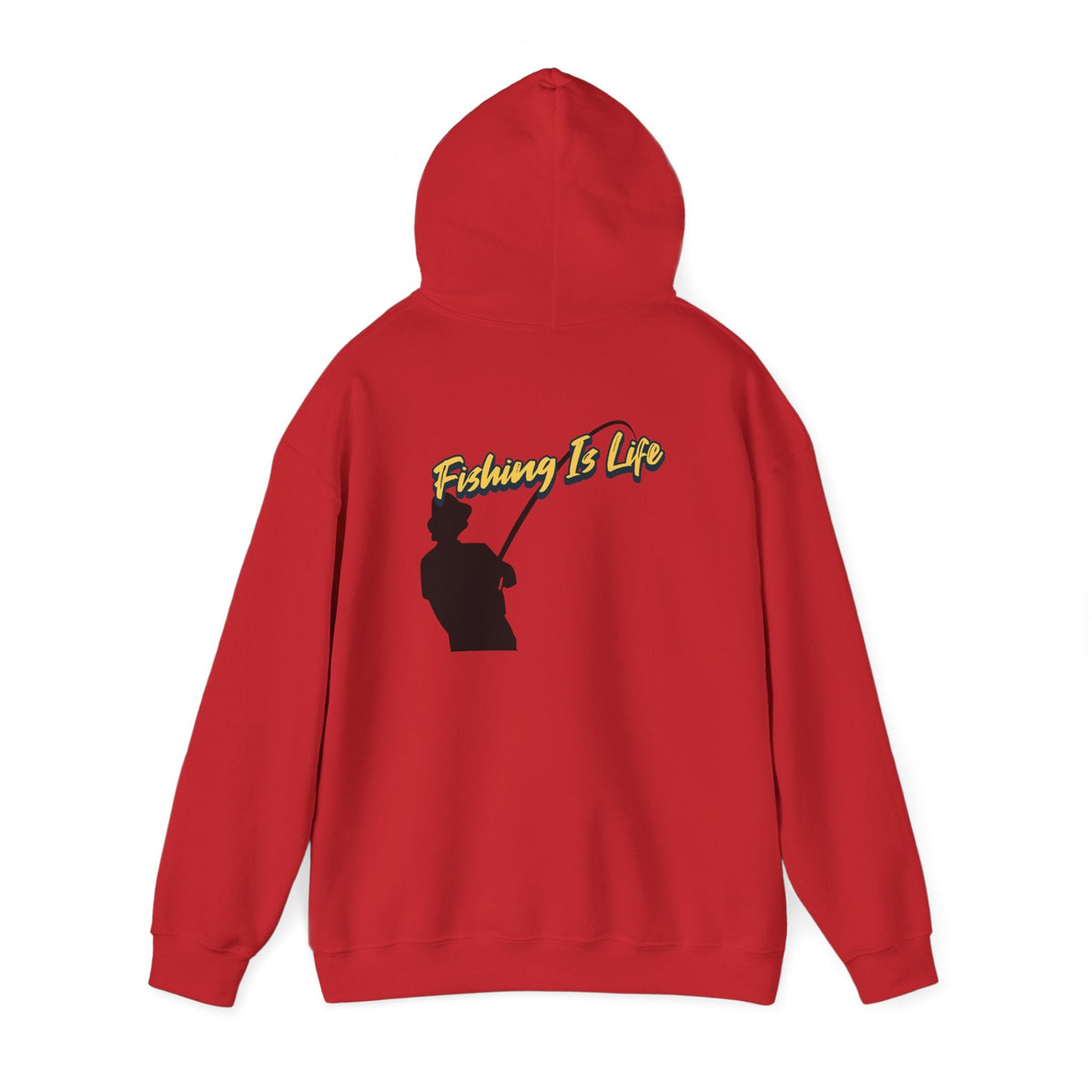 Fishing Is Life Hoodie - Unisex Heavy Blend Sweatshirt for Fishing Lovers - Get Tight Gear