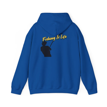 Fishing Is Life Hoodie - Unisex Heavy Blend Sweatshirt for Fishing Lovers - Get Tight Gear