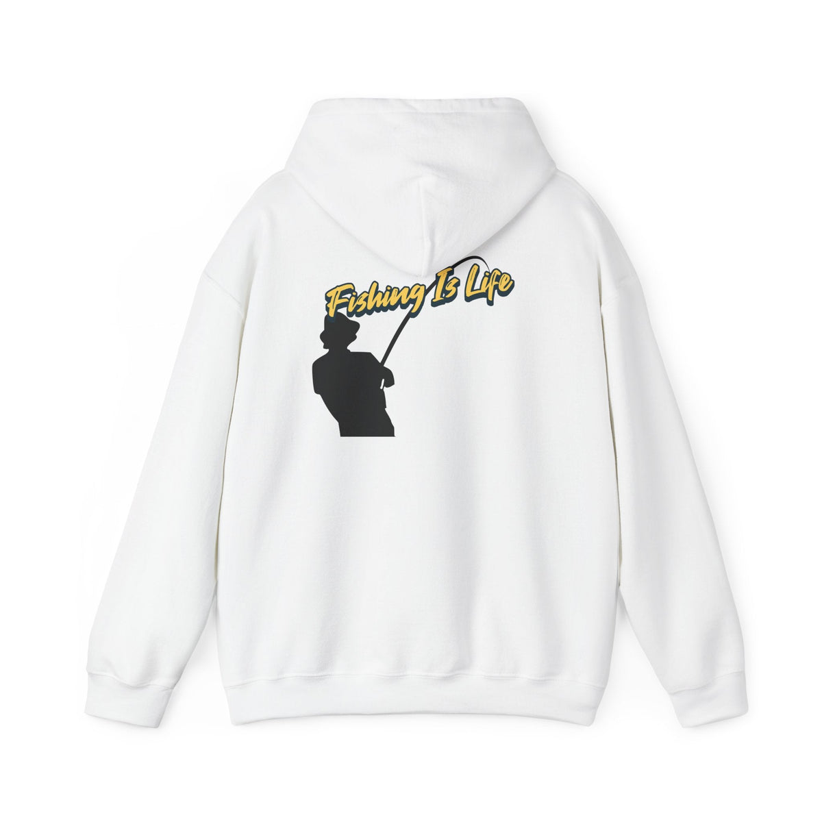 Fishing Is Life Hoodie - Unisex Heavy Blend Sweatshirt for Fishing Lovers - Get Tight Gear