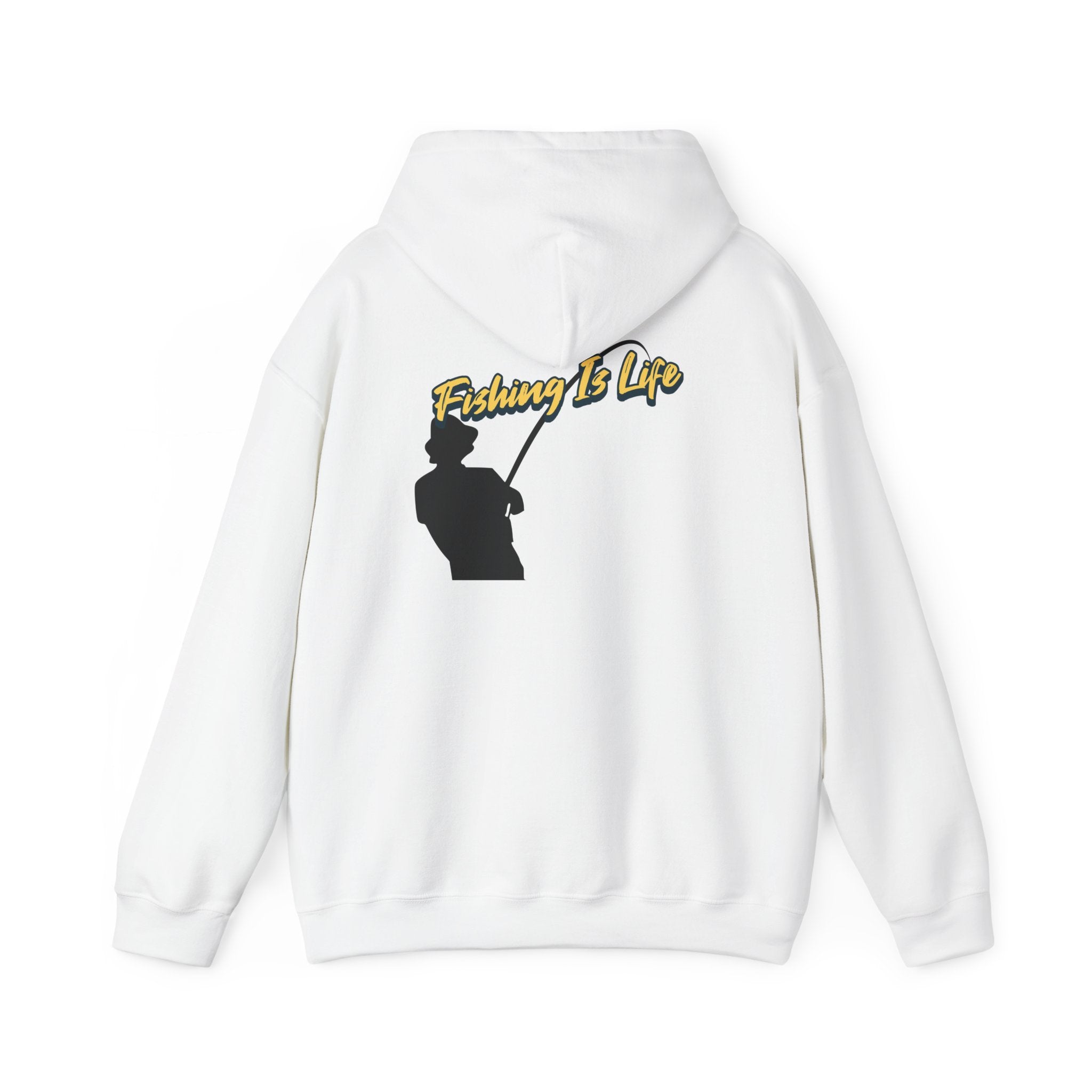 Fishing Is Life Hoodie - Unisex Heavy Blend Sweatshirt for Fishing Lovers - Get Tight Gear