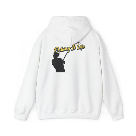 Fishing Is Life Hoodie - Unisex Heavy Blend Sweatshirt for Fishing Lovers - Get Tight Gear