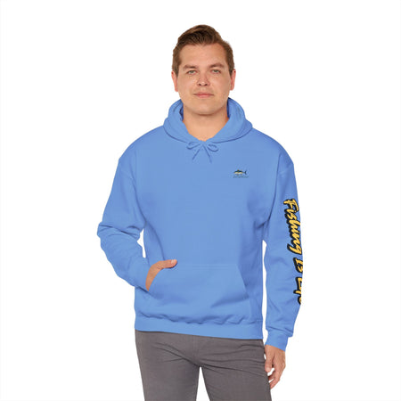 Fishing Is Life Hoodie - Unisex Heavy Blend Sweatshirt for Fishing Lovers - Get Tight Gear