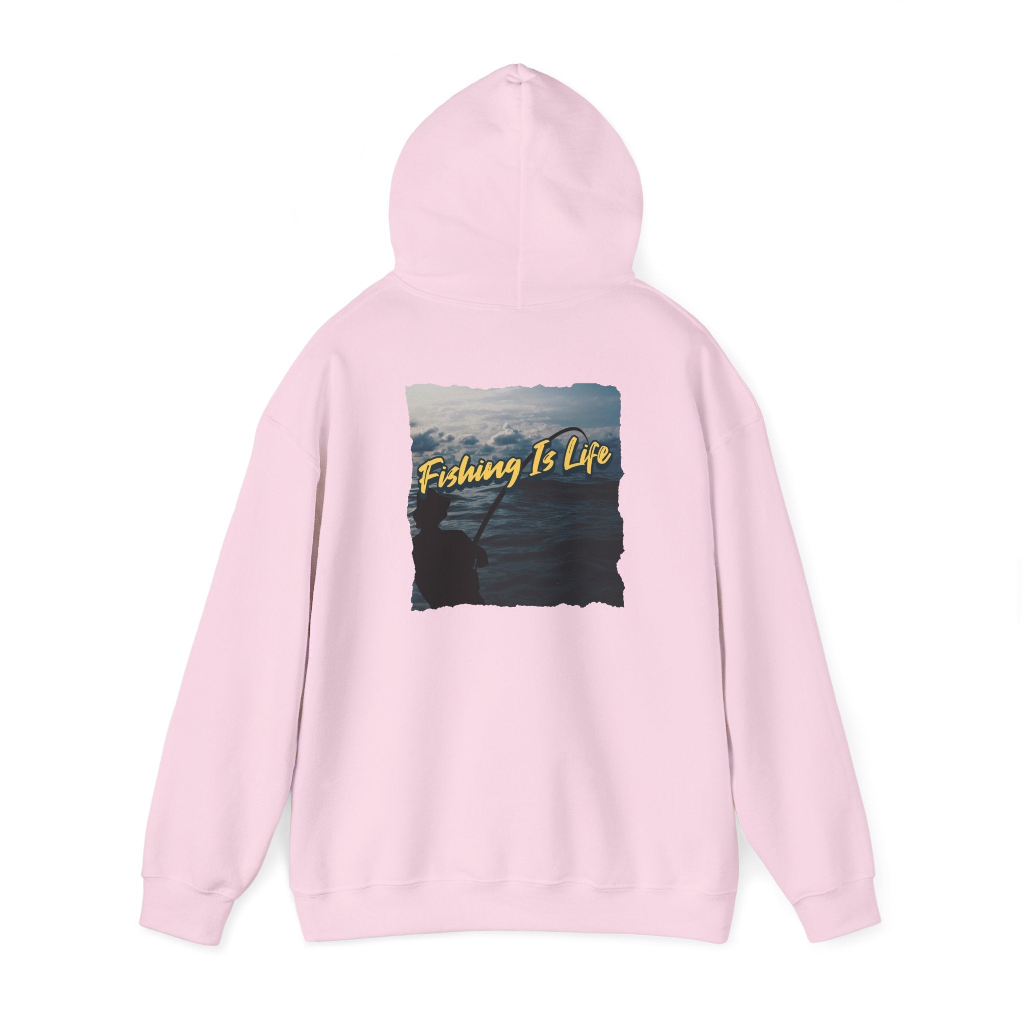 Fishing Is Life Hoodie - Unisex Heavy Blend Sweatshirt for Fishing Lovers - Get Tight Gear