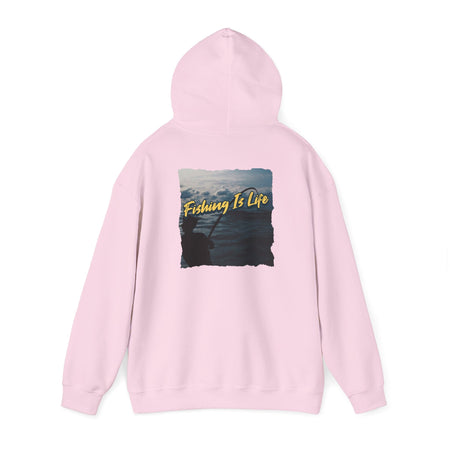 Fishing Is Life Hoodie - Unisex Heavy Blend Sweatshirt for Fishing Lovers - Get Tight Gear