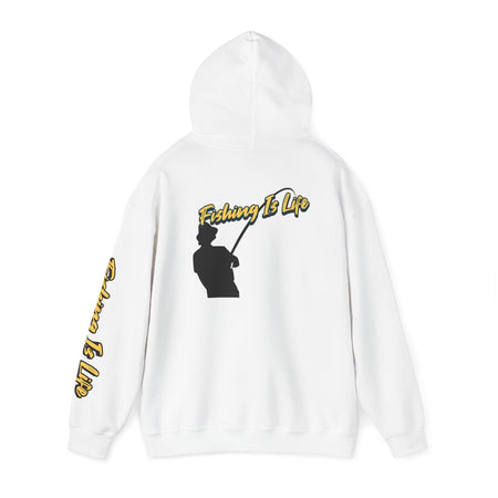 Fishing Is Life Hoodie - Unisex Heavy Blend Sweatshirt for Fishing Lovers - Get Tight Gear