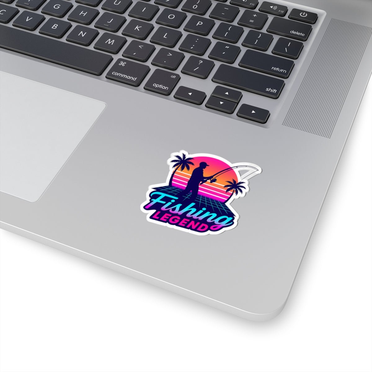 Fishing Legend Kiss - Cut Stickers – Retro Tropical Vibes for Anglers - Get Tight Gear
