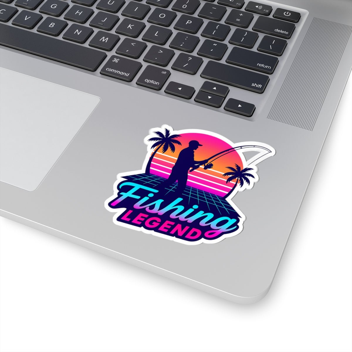 Fishing Legend Kiss - Cut Stickers – Retro Tropical Vibes for Anglers - Get Tight Gear
