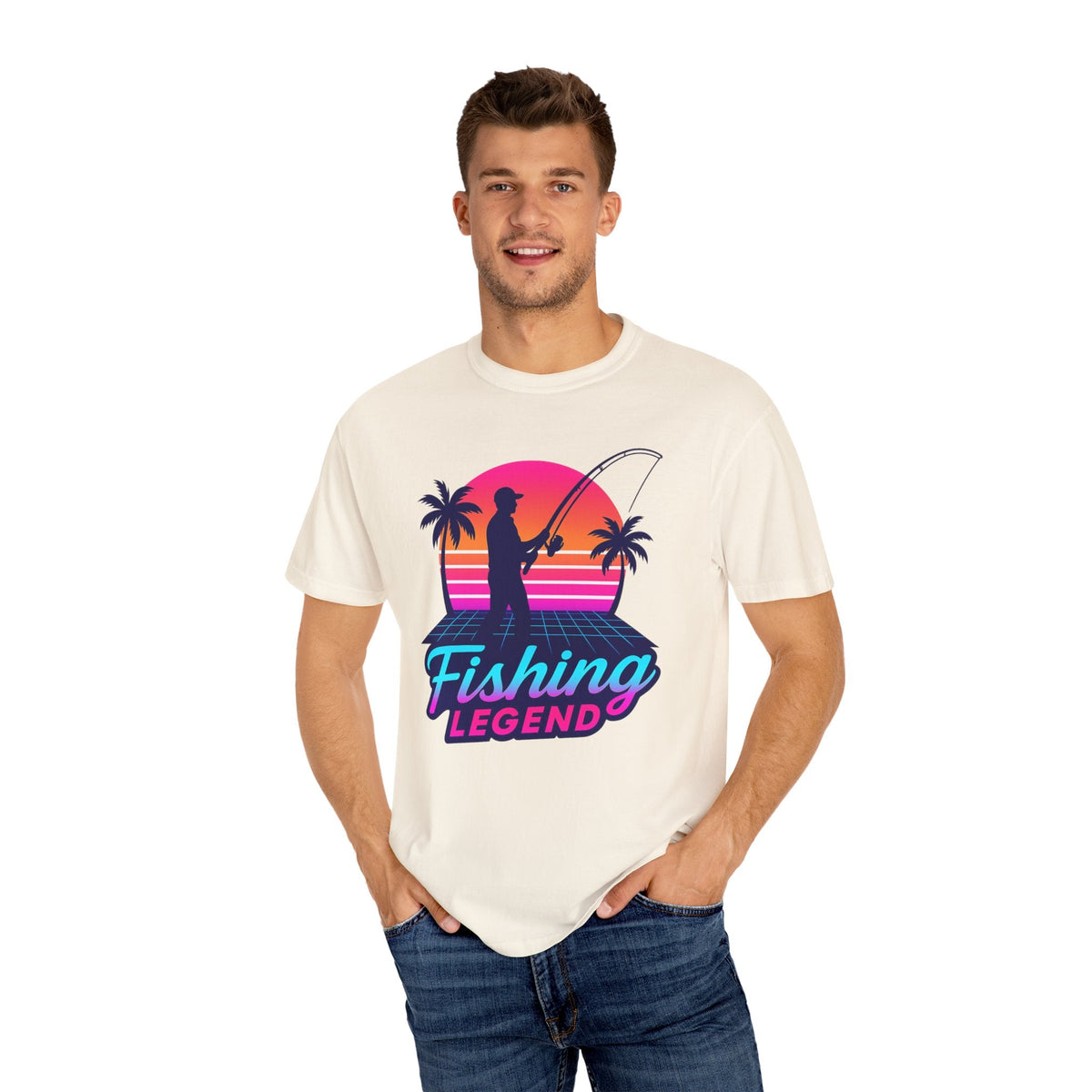 Fishing Legend Unisex T-Shirt - Retro Style Tee - Get Tight Gear