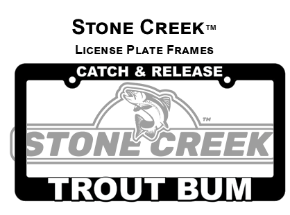 Fishing License Plate Frames - Get Tight Gear