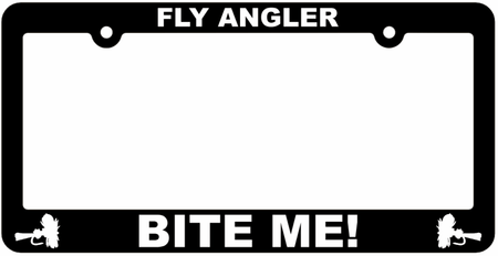 Fishing License Plate Frames w/ Graphics - Get Tight Gear