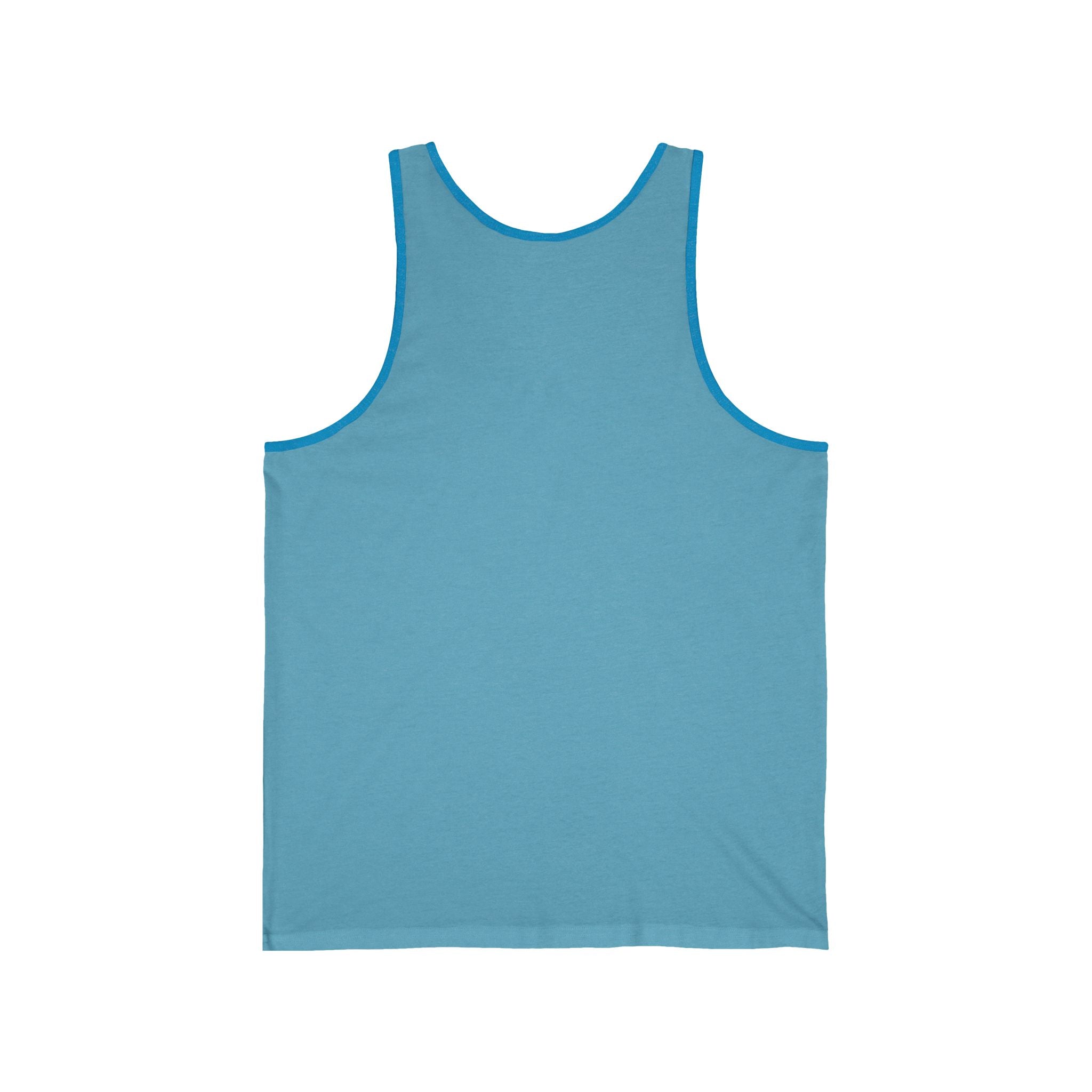 Fishing Makes Me Happy Unisex Jersey Tank - Casual Summer Apparel for Outdoor Enthusiasts - Get Tight Gear