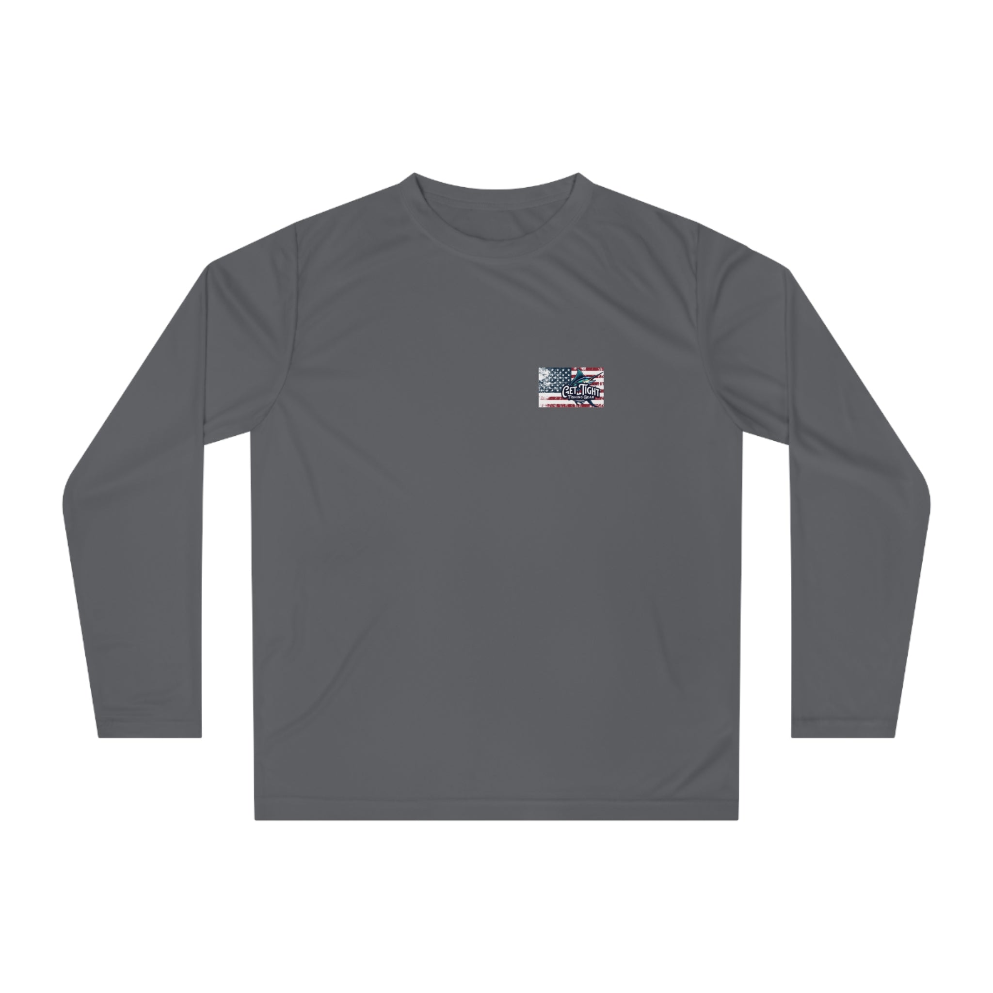 Fishing Marlin Flag Activewear Long Sleeve Shirt - Get Tight Gear