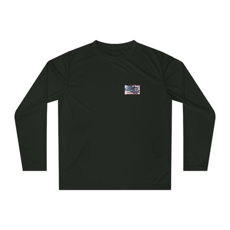 Fishing Marlin Flag Activewear Long Sleeve Shirt - Get Tight Gear