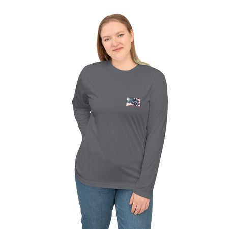 Fishing Marlin Flag Activewear Long Sleeve Shirt - Get Tight Gear